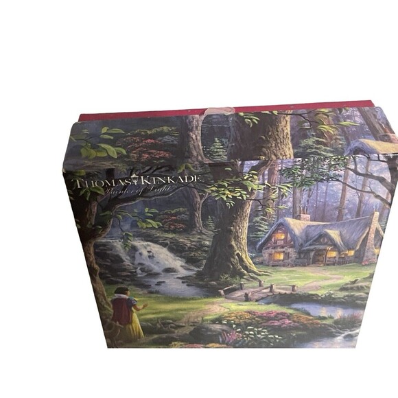Disney Dreams Collection Thomas Kinkade Snow White Cottage Puzzle 750 Piece - Picture 7 of 10